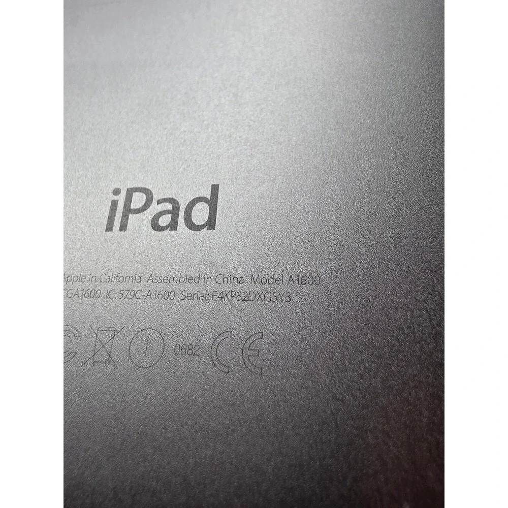 Apple iPad mini‎ 3 Space Gray 16GB Wi-Fi Cellular Model A1600 Tablet
